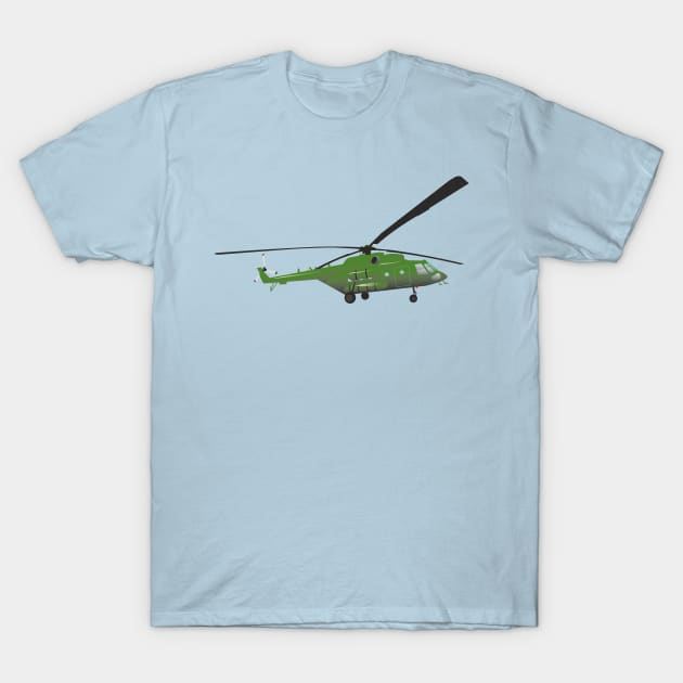 Russian Mi-171 Helicopter T-Shirt by NorseTech